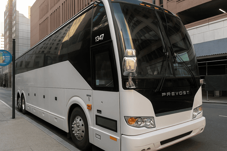 a Buffalo Minibus Company coach bus