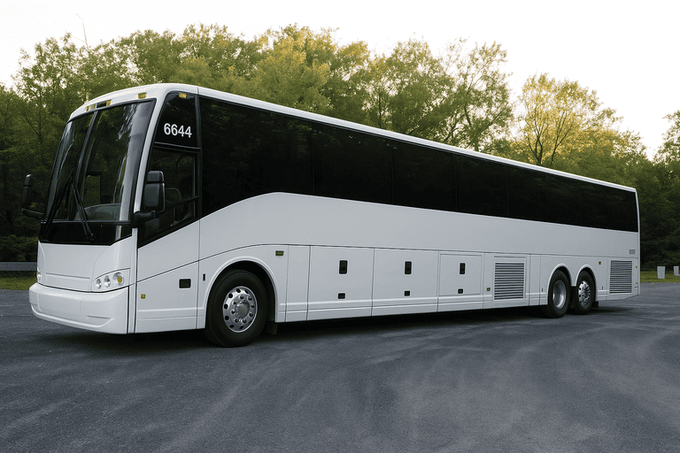 exterior of Buffalo Minibus Company coach bus