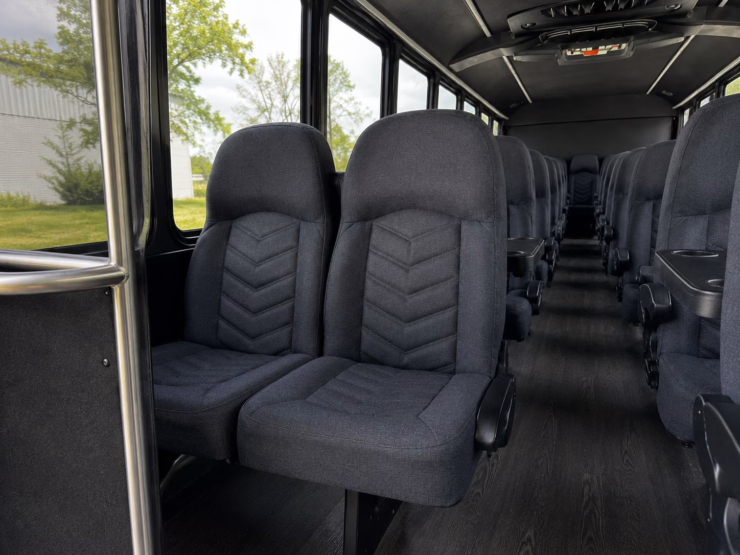 buffalo 18 passenger minibus inside