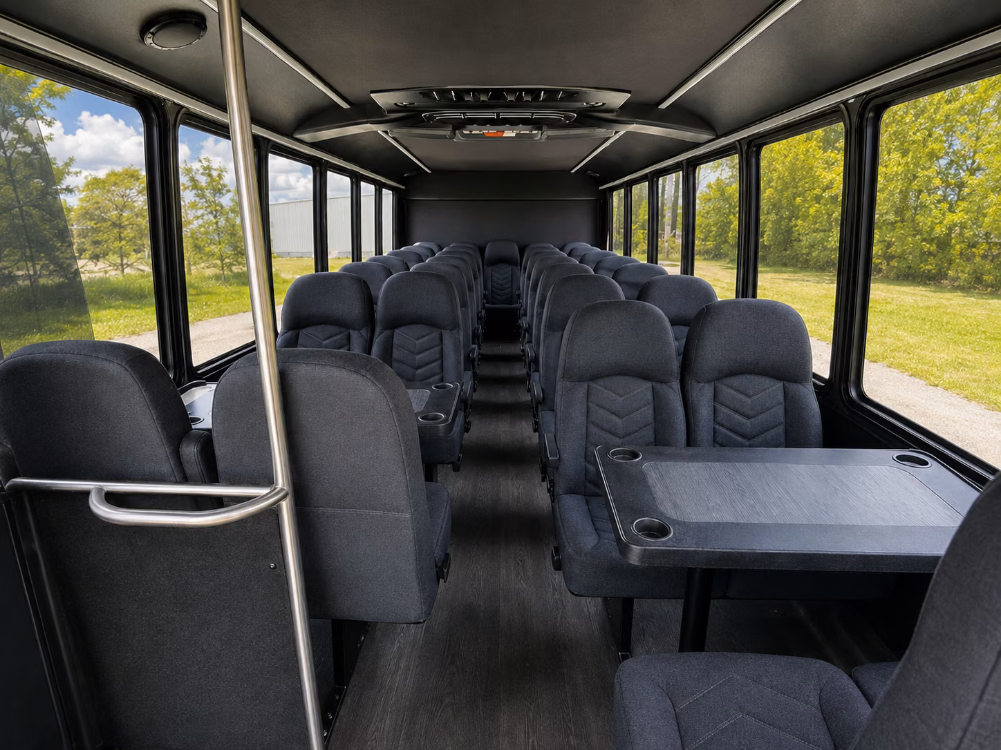 buffalo 18 passenger minibus interior