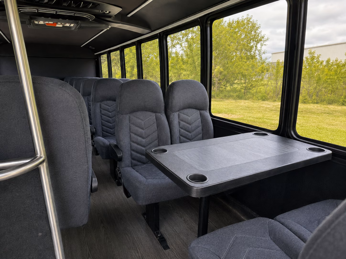 buffalo 20 passenger minibus inside