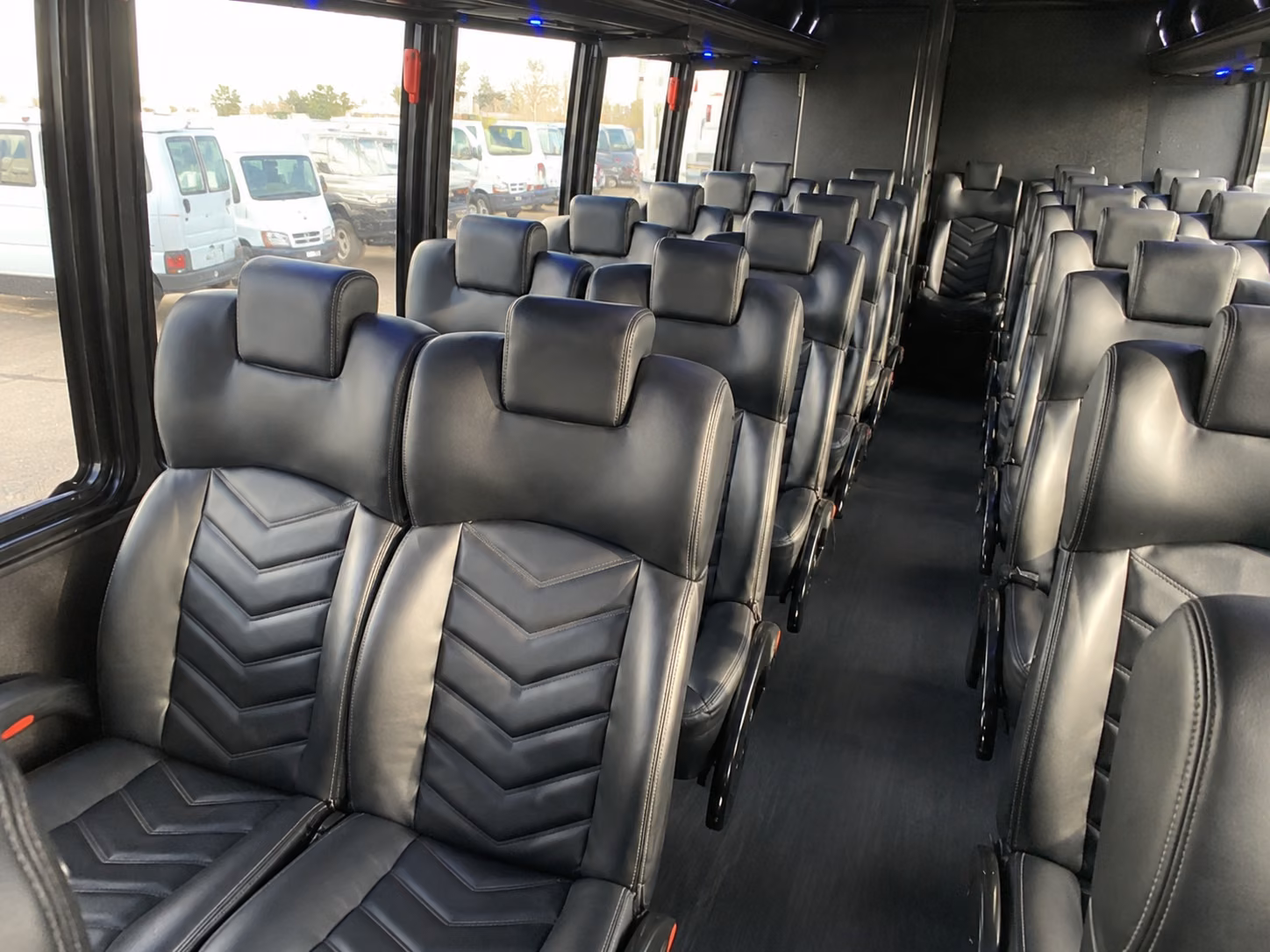 buffalo 20 passenger minibus interior