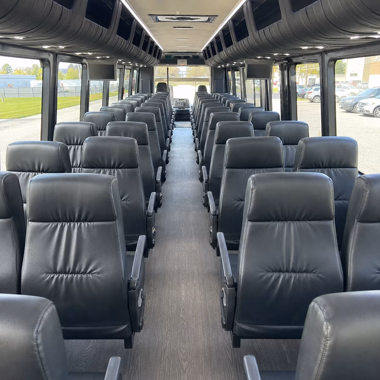 buffalo 25 passenger minibus interior