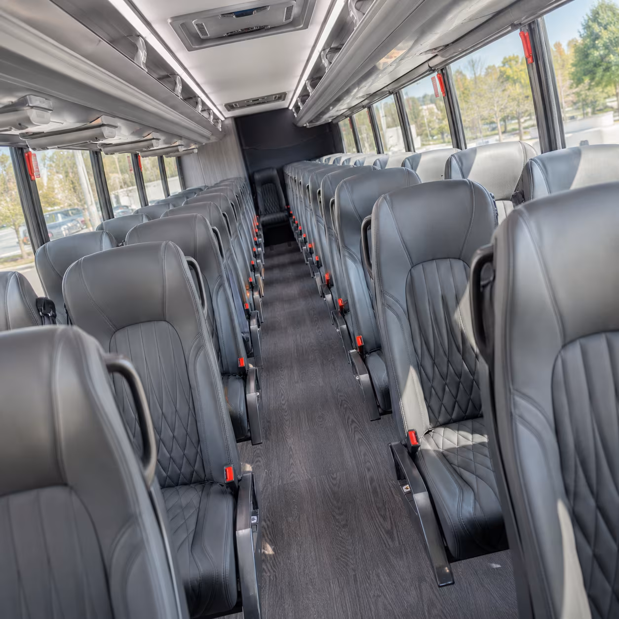 buffalo 28 passenger minibus inside
