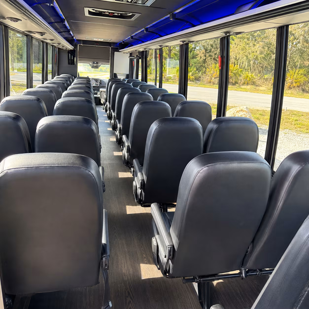 buffalo 30 passenger minibus interior