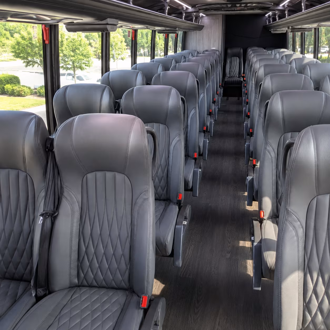 buffalo 35 passenger minibus interior