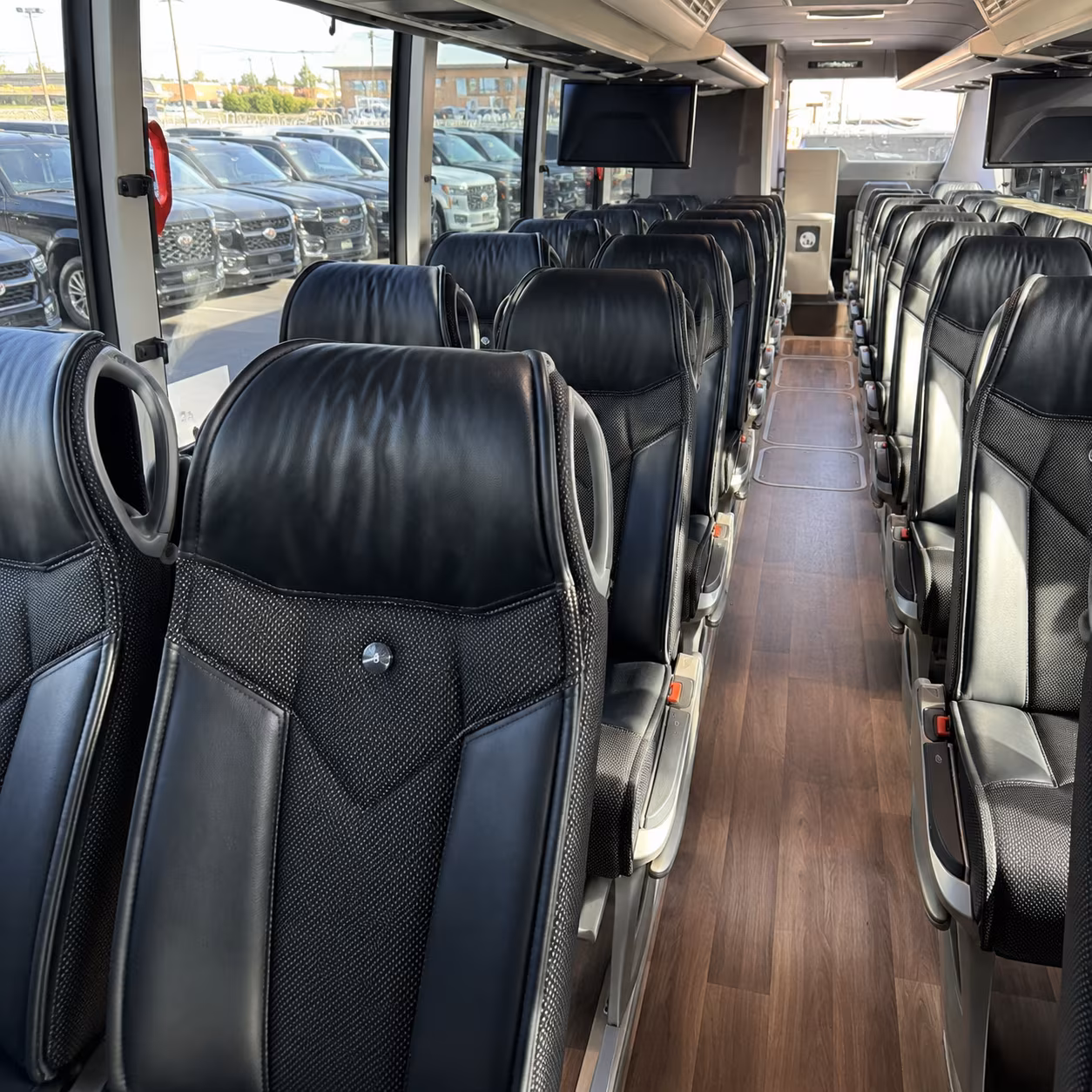 buffalo charter bus inside