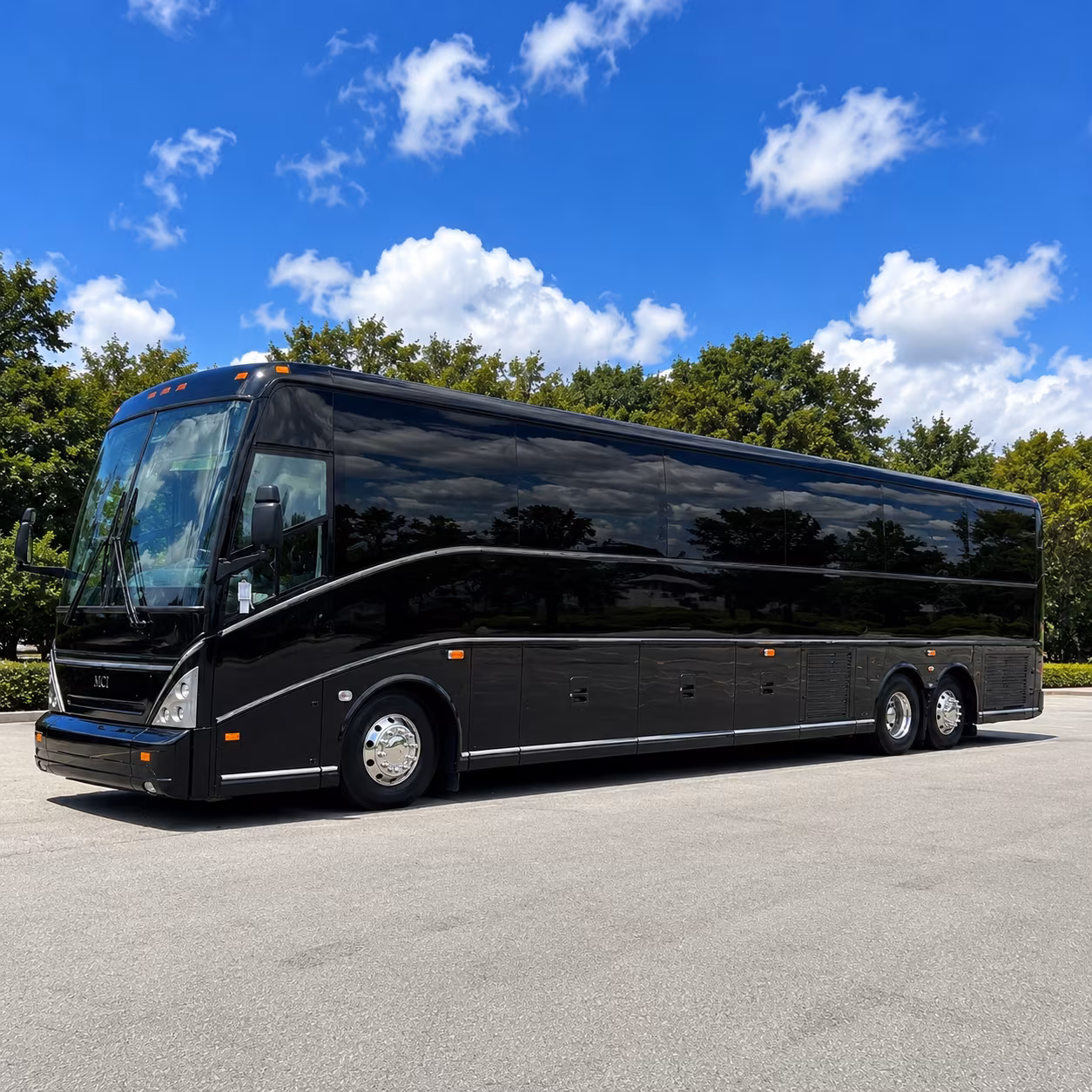 buffalo government military charter bus rental