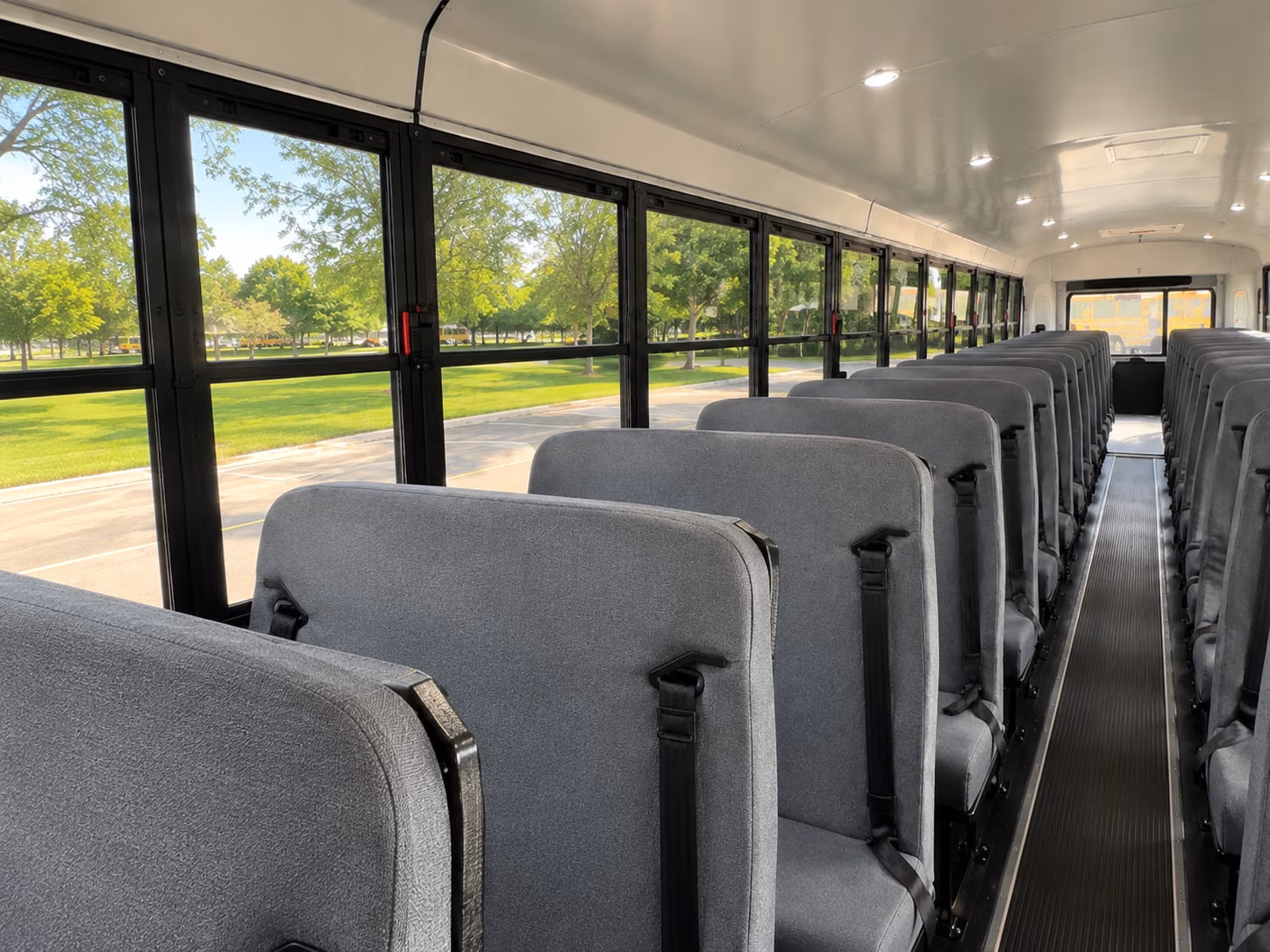 buffalo school bus inside
