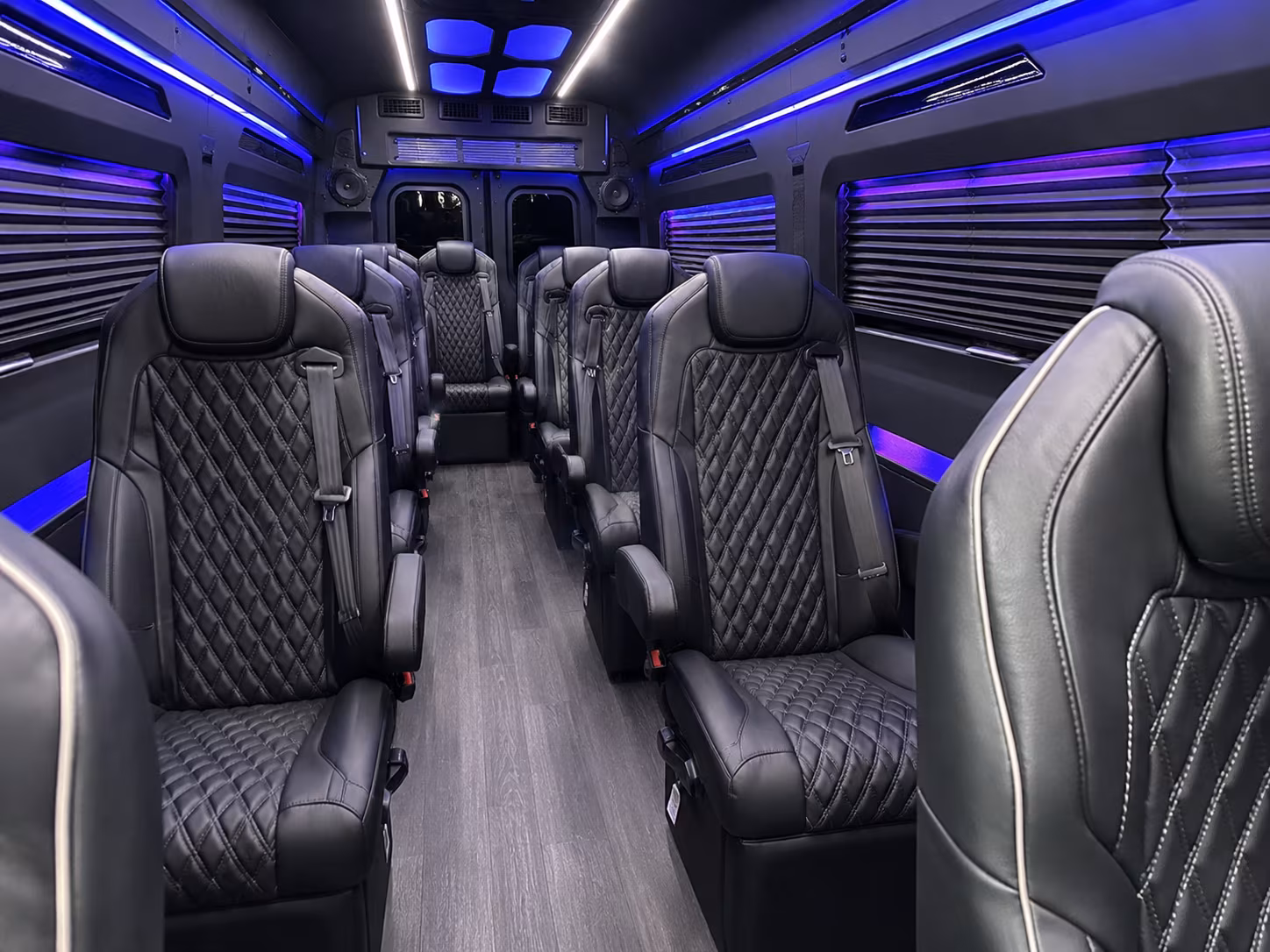 buffalo sprinter van with driver inside